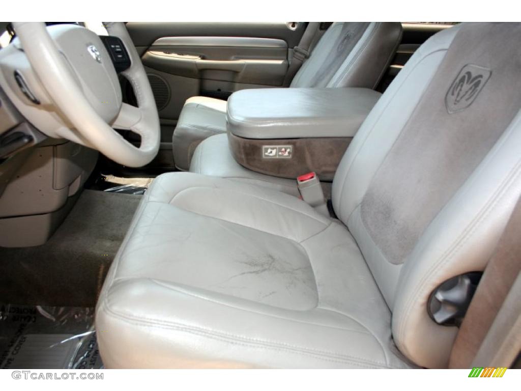 Taupe Interior 2004 Dodge Ram 3500 ST Quad Cab 4x4 Dually Photo #49312923