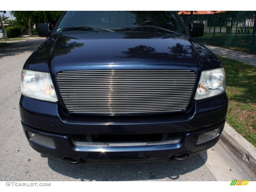2004 F150 FX4 SuperCab 4x4 - True Blue Metallic / Black/Medium Flint photo #13