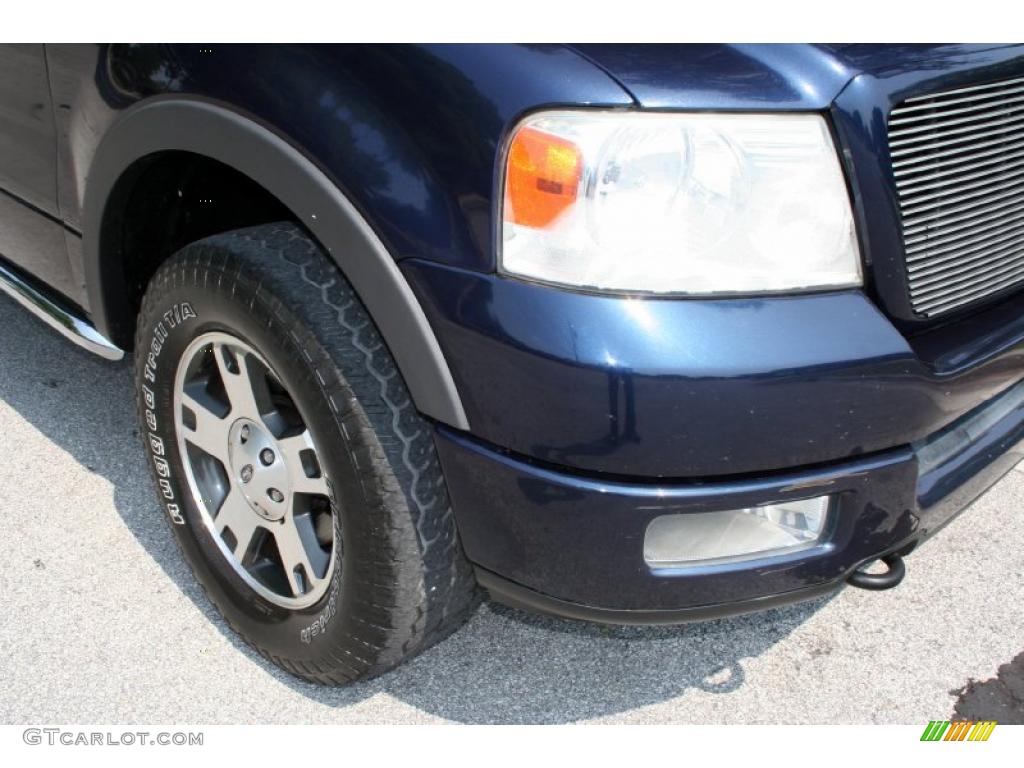 2004 F150 FX4 SuperCab 4x4 - True Blue Metallic / Black/Medium Flint photo #17