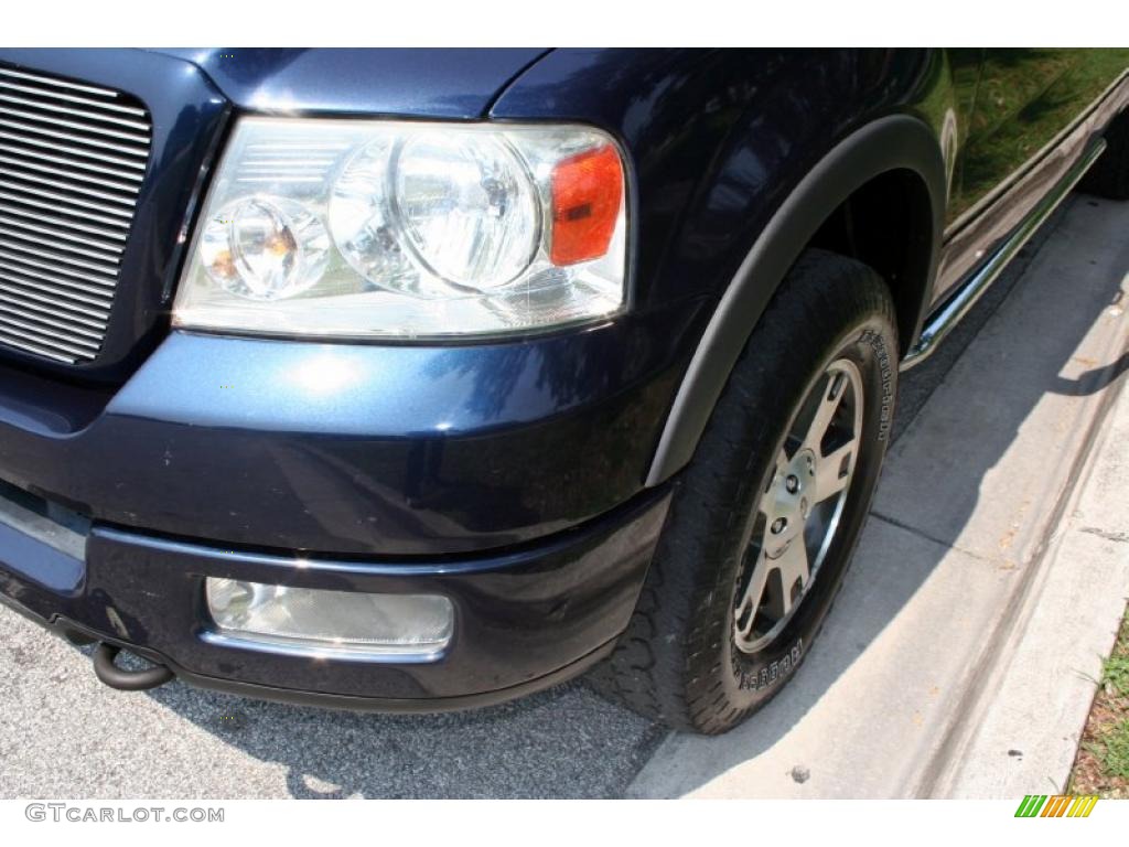 2004 F150 FX4 SuperCab 4x4 - True Blue Metallic / Black/Medium Flint photo #18