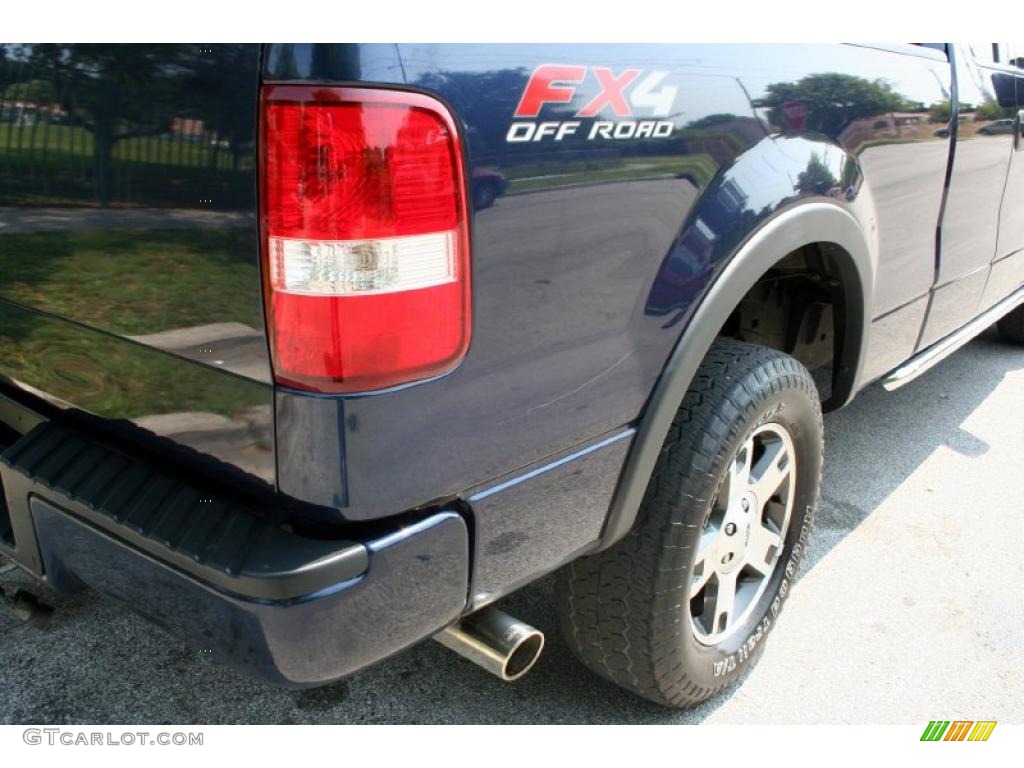 2004 F150 FX4 SuperCab 4x4 - True Blue Metallic / Black/Medium Flint photo #20