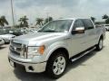 2010 Ingot Silver Metallic Ford F150 Lariat SuperCrew  photo #14