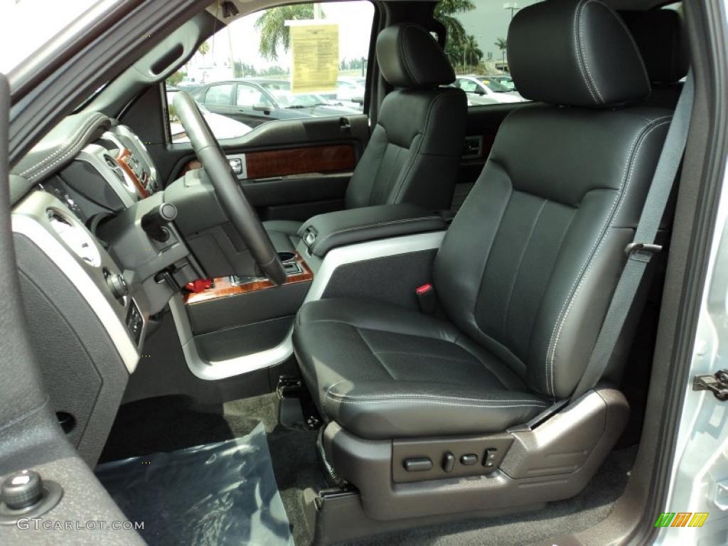2010 F150 Lariat SuperCrew - Ingot Silver Metallic / Black photo #18