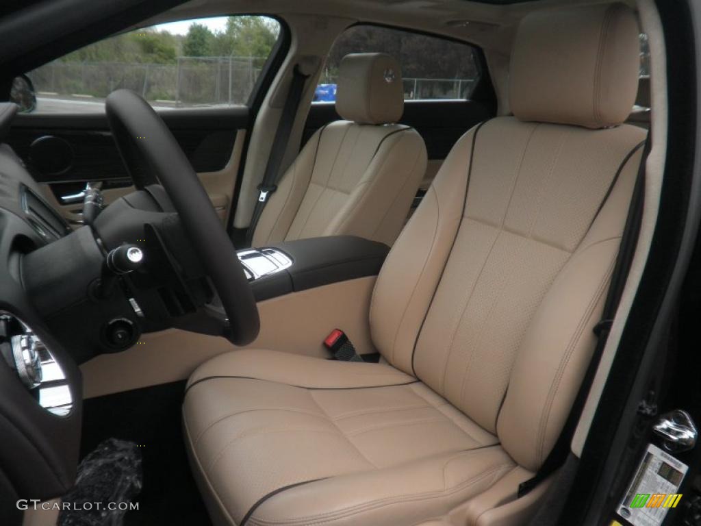 Cashew/Truffle Interior 2011 Jaguar XJ XJL Photo #49314483
