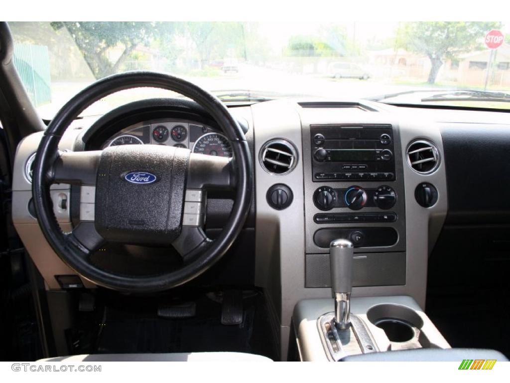 2004 F150 FX4 SuperCab 4x4 - True Blue Metallic / Black/Medium Flint photo #61