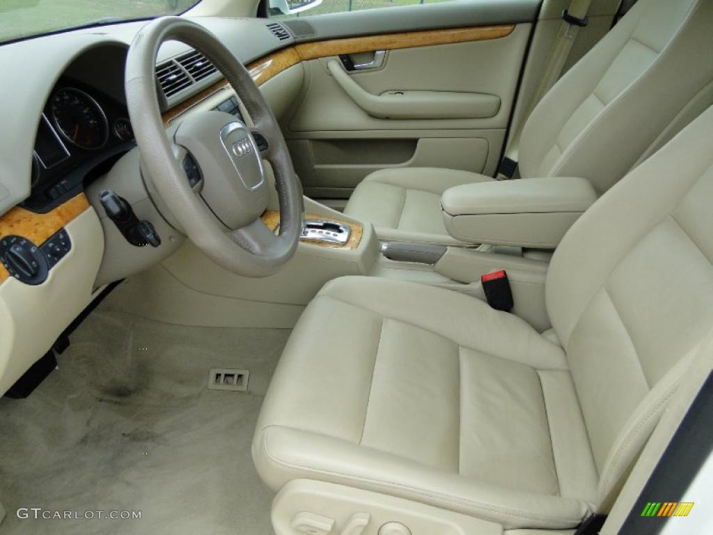 Beige Interior 2005 Audi A4 2.0T Sedan Photo #49315023