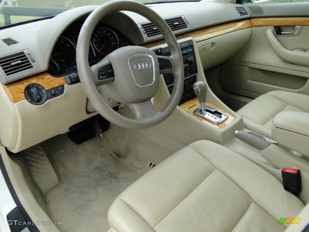 Beige Interior 2005 Audi A4 2.0T Sedan Photo #49315038