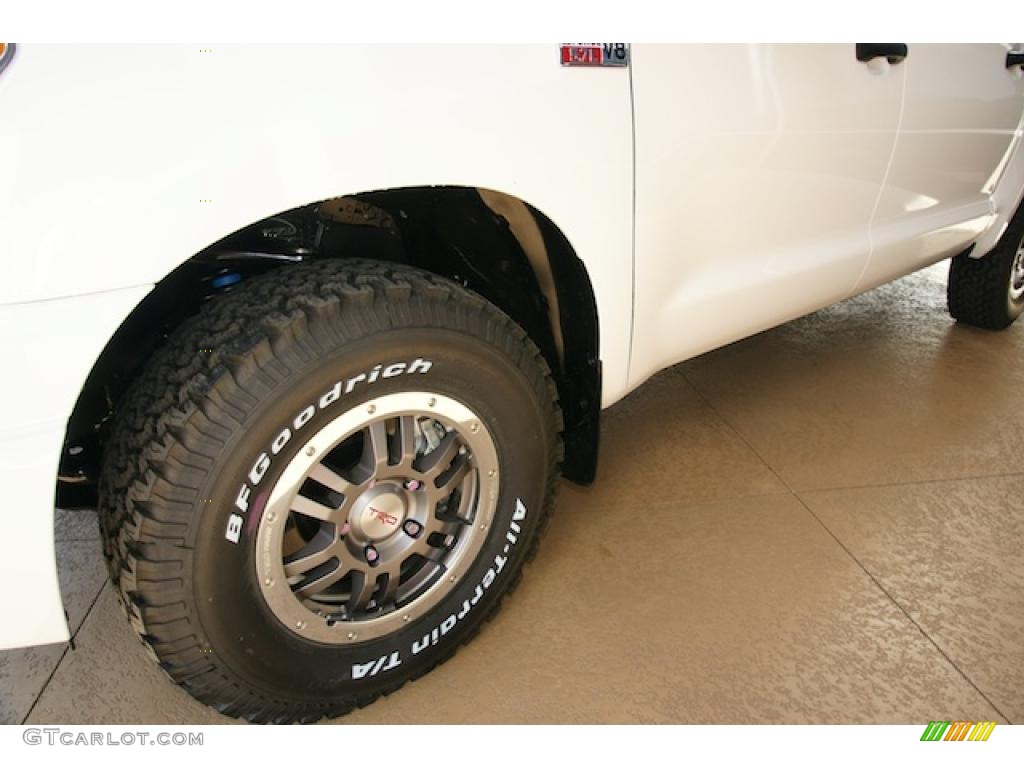 2011 Tundra TRD Rock Warrior CrewMax 4x4 - Super White / Black photo #7