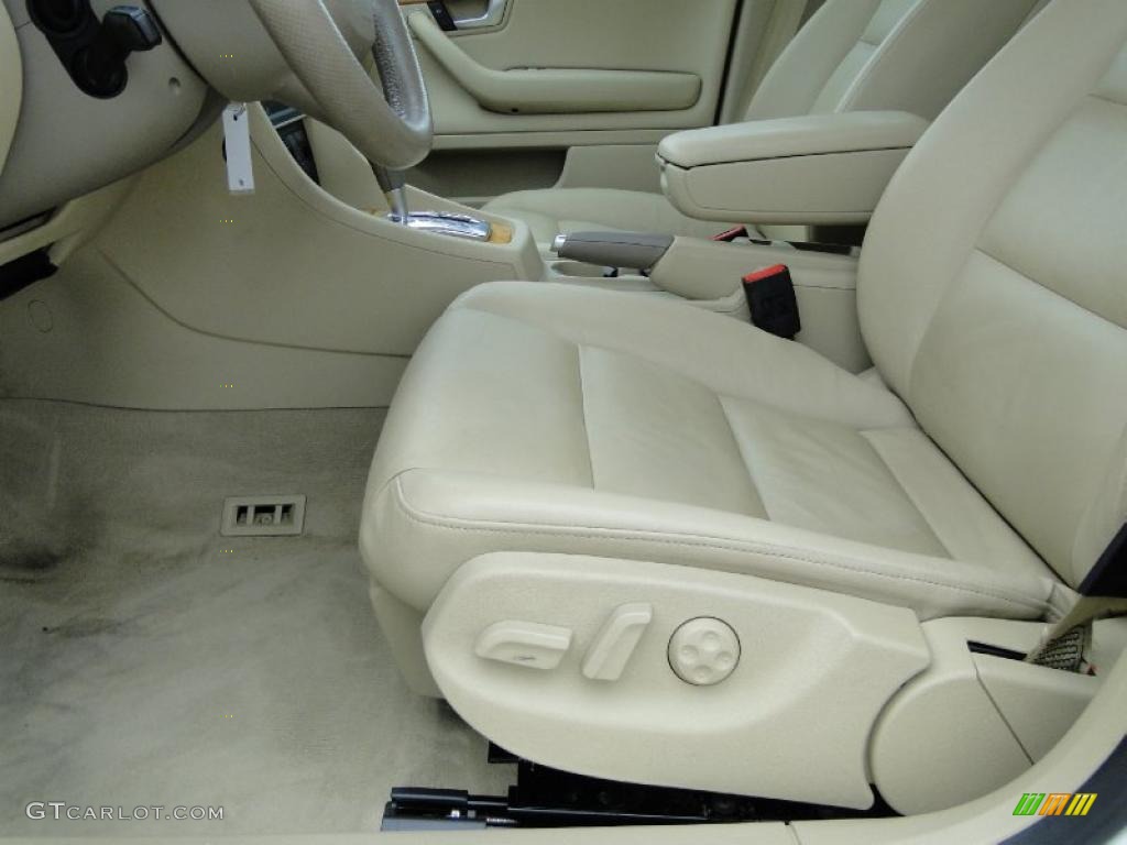 Beige Interior 2005 Audi A4 2.0T Sedan Photo #49315053