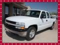 2001 Summit White Chevrolet Silverado 1500 LS Extended Cab 4x4  photo #1