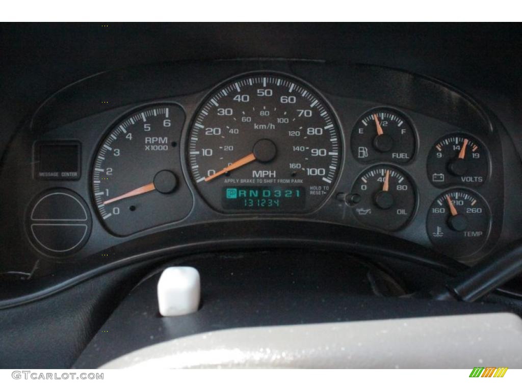 2001 Chevrolet Silverado 1500 LS Extended Cab 4x4 Gauges Photo #49315377