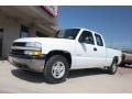 2001 Summit White Chevrolet Silverado 1500 LS Extended Cab 4x4  photo #13