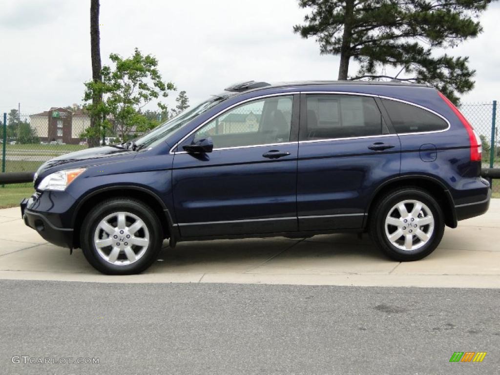 2007 CR-V EX-L - Royal Blue Pearl / Gray photo #9