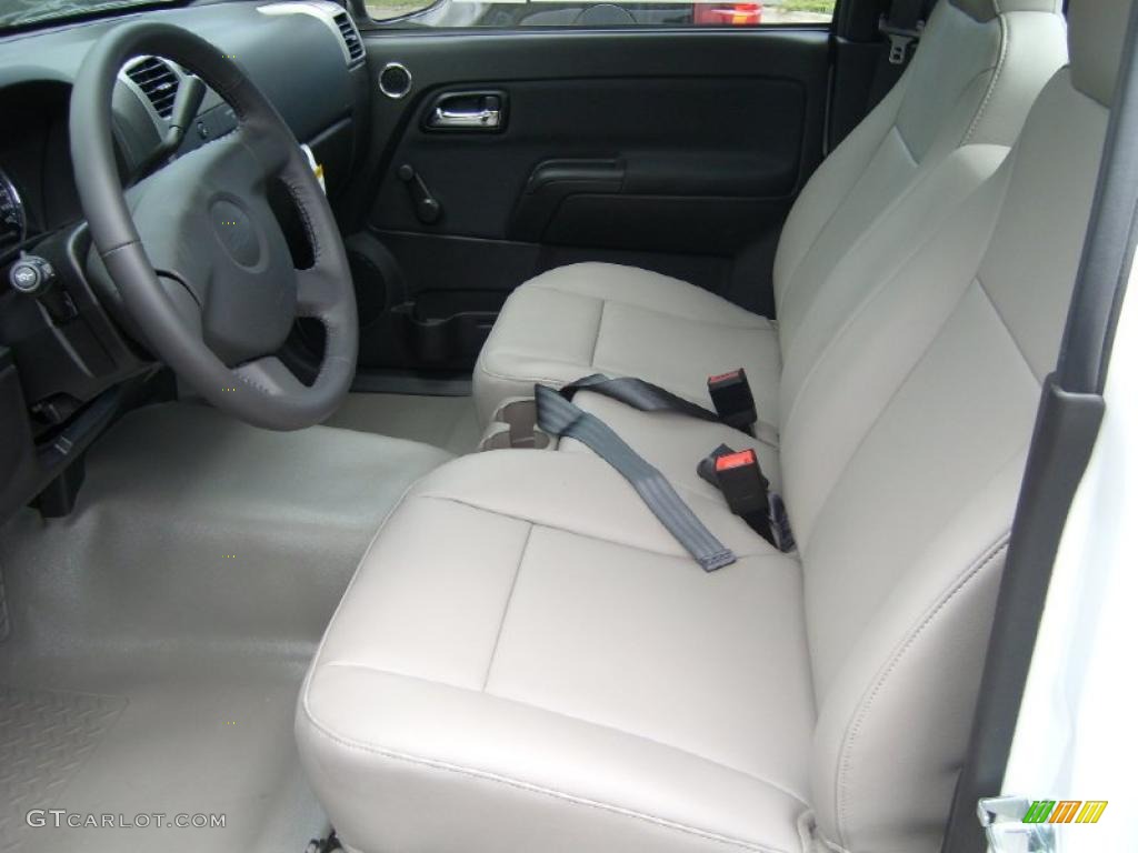 Ebony/Light Cashmere Interior 2011 Chevrolet Colorado Work Truck Regular Cab Photo #49315707