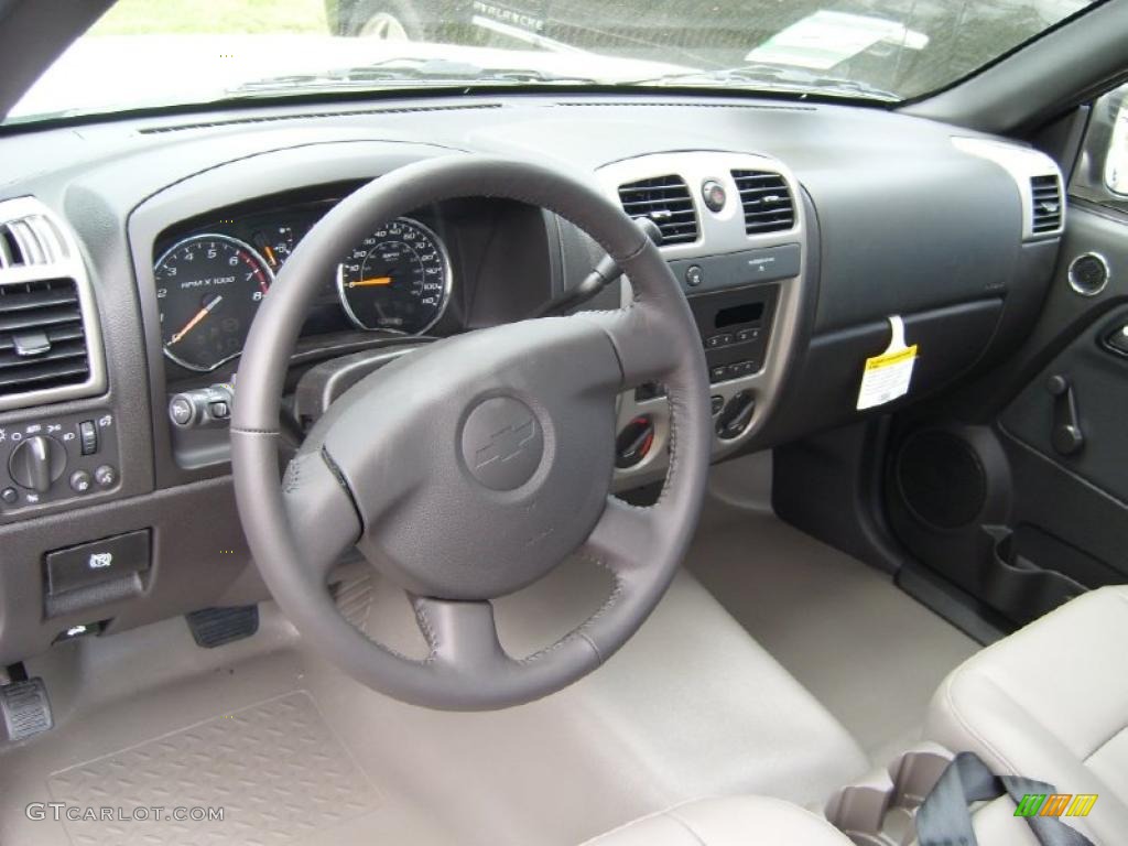 2011 Chevrolet Colorado Work Truck Regular Cab Ebony/Light Cashmere Dashboard Photo #49315737