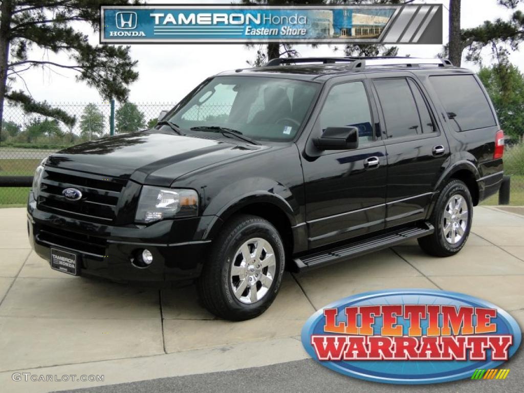 2009 Expedition Limited - Black / Charcoal Black photo #1