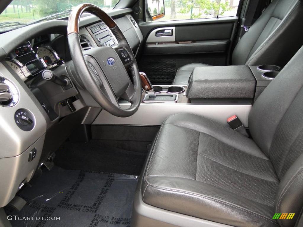 Charcoal Black Interior 2009 Ford Expedition Limited Photo #49316238