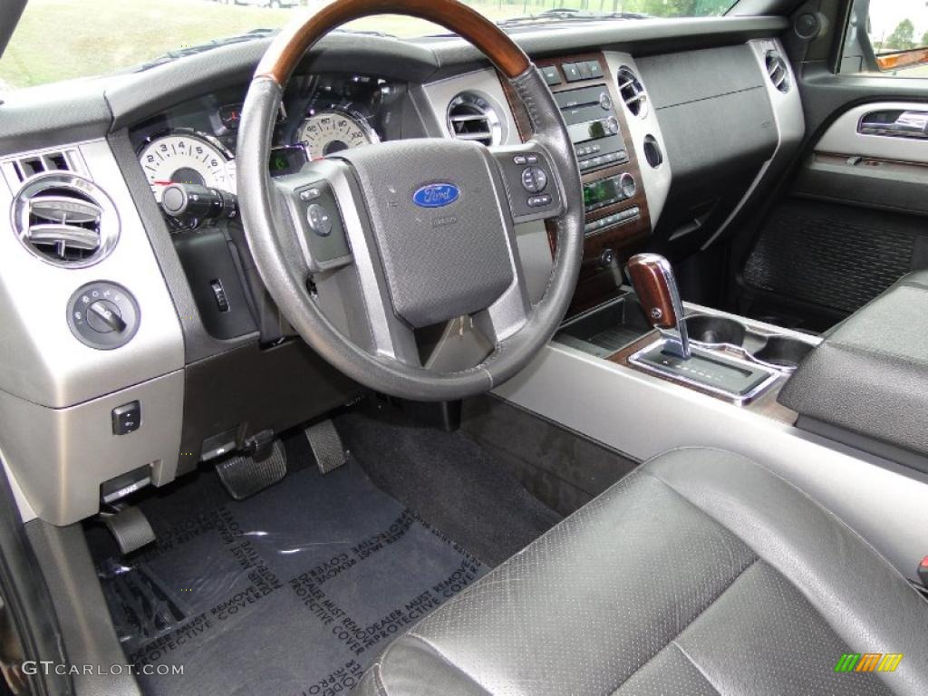 Charcoal Black Interior 2009 Ford Expedition Limited Photo #49316253
