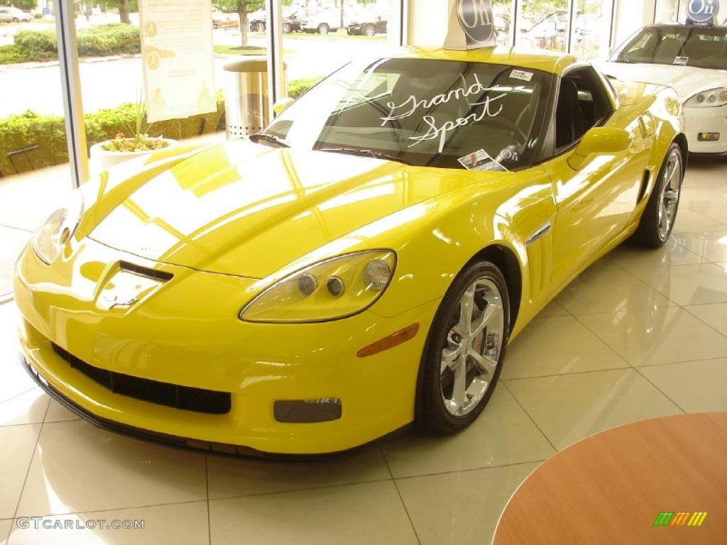 Velocity Yellow Chevrolet Corvette