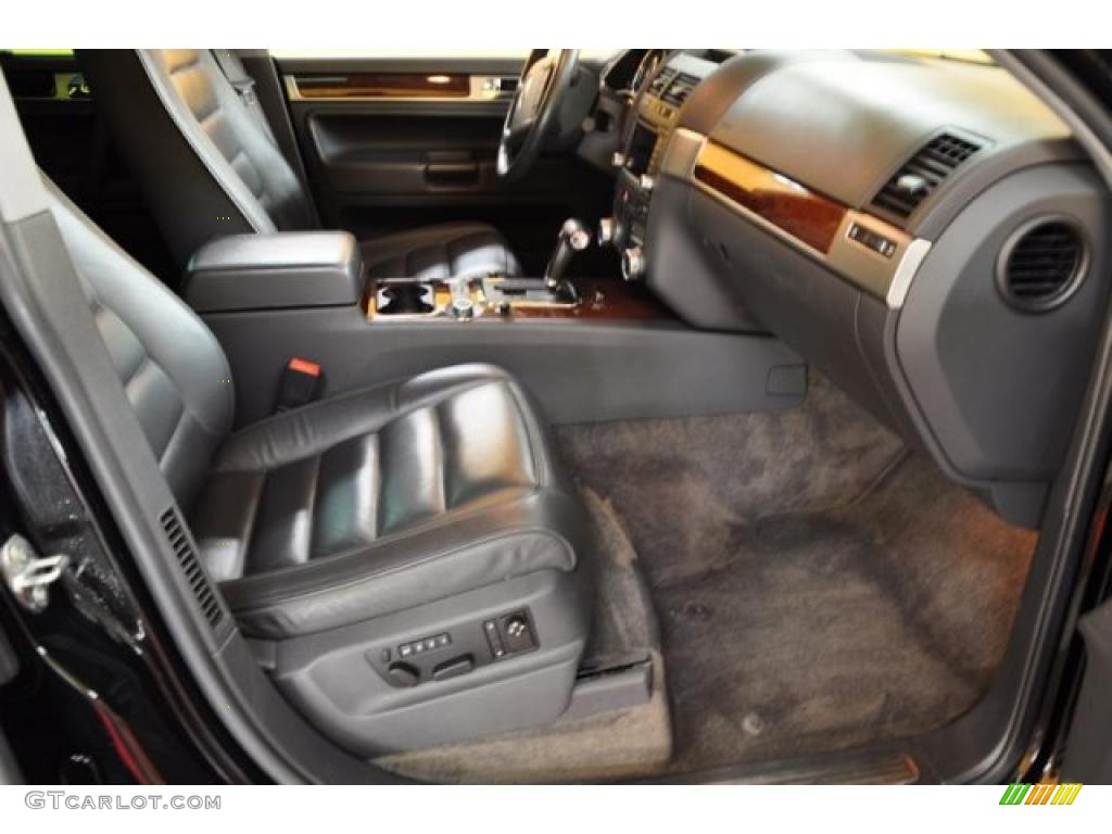 Anthracite Interior 2004 Volkswagen Touareg V10 TDI Photo #49316349