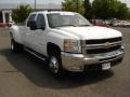 2010 Summit White Chevrolet Silverado 3500HD LTZ Crew Cab Dually  photo #3