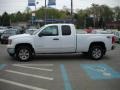 2008 Summit White GMC Sierra 1500 SLE Extended Cab 4x4  photo #6