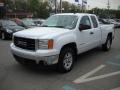 2008 Summit White GMC Sierra 1500 SLE Extended Cab 4x4  photo #7