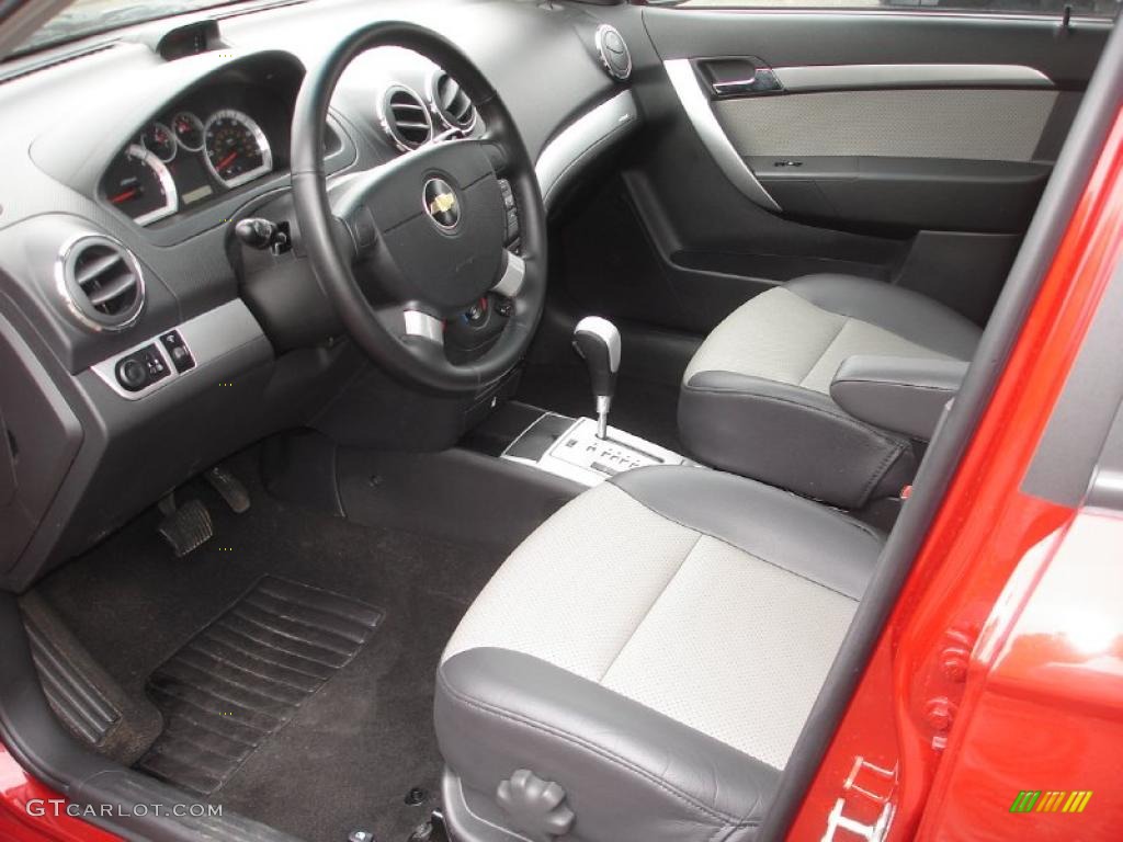 Charcoal Interior 2011 Chevrolet Aveo LT Sedan Photo #49317933