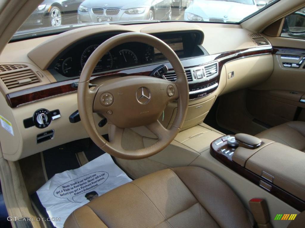 designo Armagnac Brown Interior 2007 Mercedes-Benz S 550 4Matic Sedan Photo #49317981