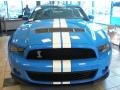 2012 Grabber Blue Ford Mustang Shelby GT500 SVT Performance Package Coupe  photo #2