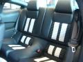 Charcoal Black/White 2012 Ford Mustang Shelby GT500 SVT Performance Package Coupe Interior Color