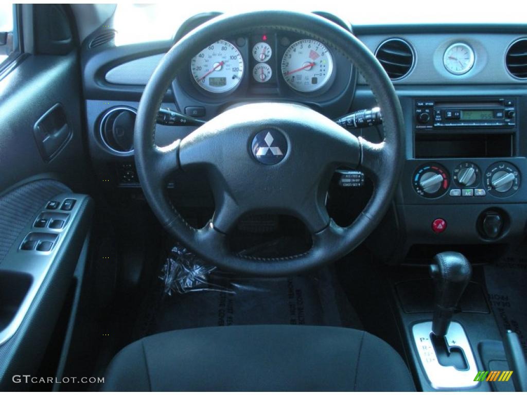 2003 Mitsubishi Outlander XLS 4WD Charcoal Dashboard Photo #49319019