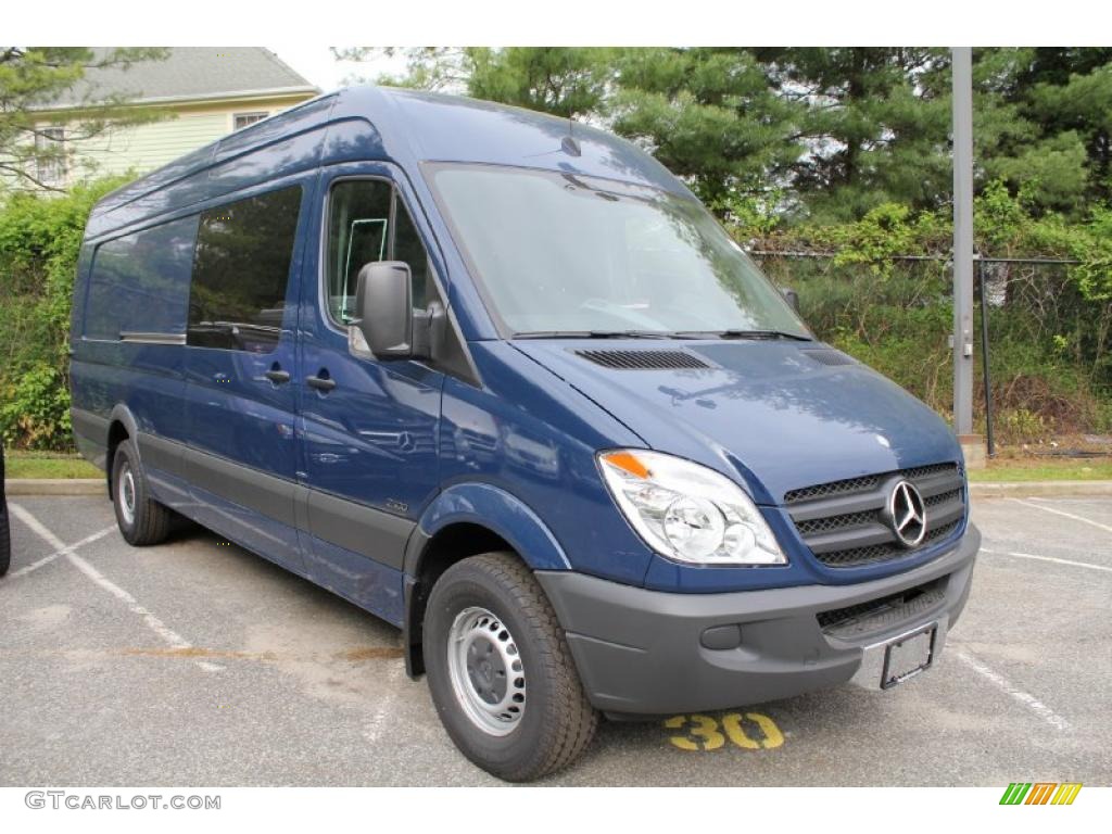Jasper Blue Metallic 2011 Mercedes-Benz Sprinter 2500 High Roof Cargo Van Exterior Photo #49319022