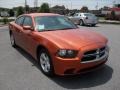 2011 Toxic Orange Pearl Dodge Charger SE  photo #5