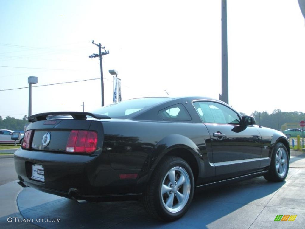 2008 Mustang GT Deluxe Coupe - Black / Black photo #5