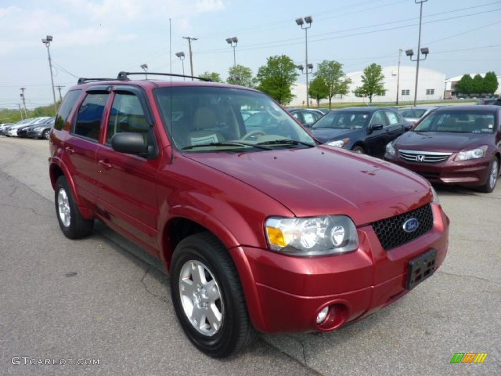 Redfire Metallic 2007 Ford Escape Limited Exterior Photo #49319736