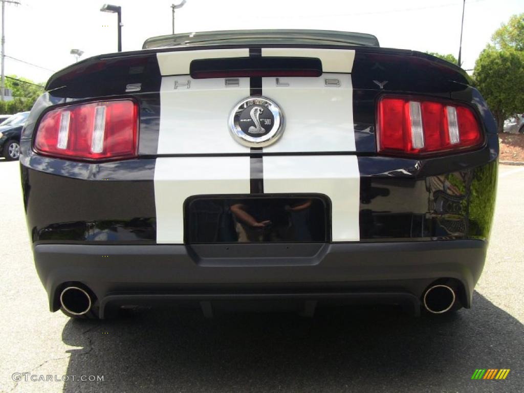 Black 2010 Ford Mustang Shelby GT500 Coupe Exterior Photo #49320645