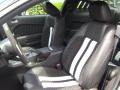 Charcoal Black/White Interior Photo for 2010 Ford Mustang #49320714