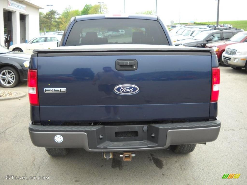 2005 F150 FX4 SuperCrew 4x4 - True Blue Metallic / Black photo #3