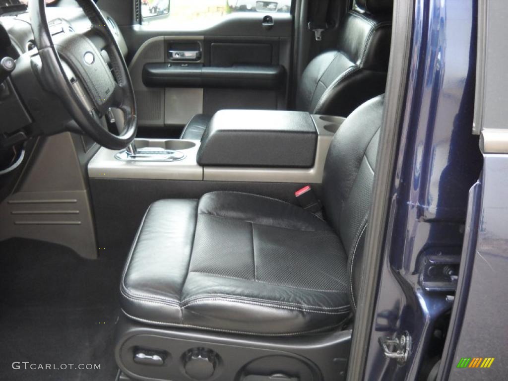 2005 F150 FX4 SuperCrew 4x4 - True Blue Metallic / Black photo #8