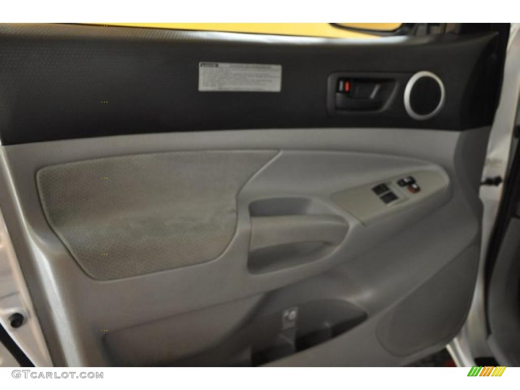 2008 Tacoma V6 TRD  Access Cab 4x4 - Silver Streak Mica / Graphite Gray photo #10
