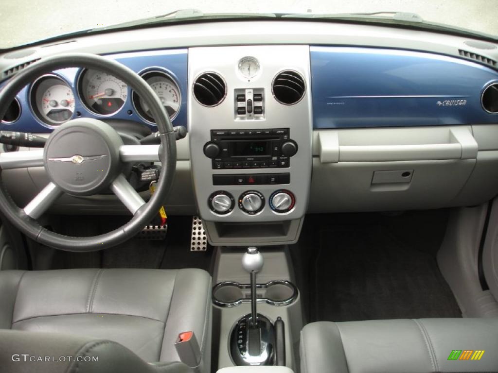 2006 Chrysler PT Cruiser Limited Pastel Slate Gray Dashboard Photo #49321527