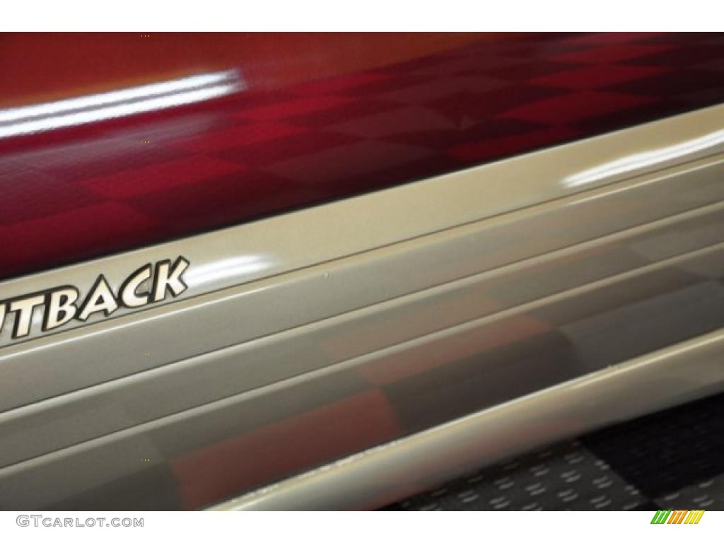 2001 Outback Limited Wagon - Winestone Red Pearl / Beige photo #29
