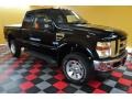 2008 Black Ford F350 Super Duty Lariat SuperCab 4x4  photo #1