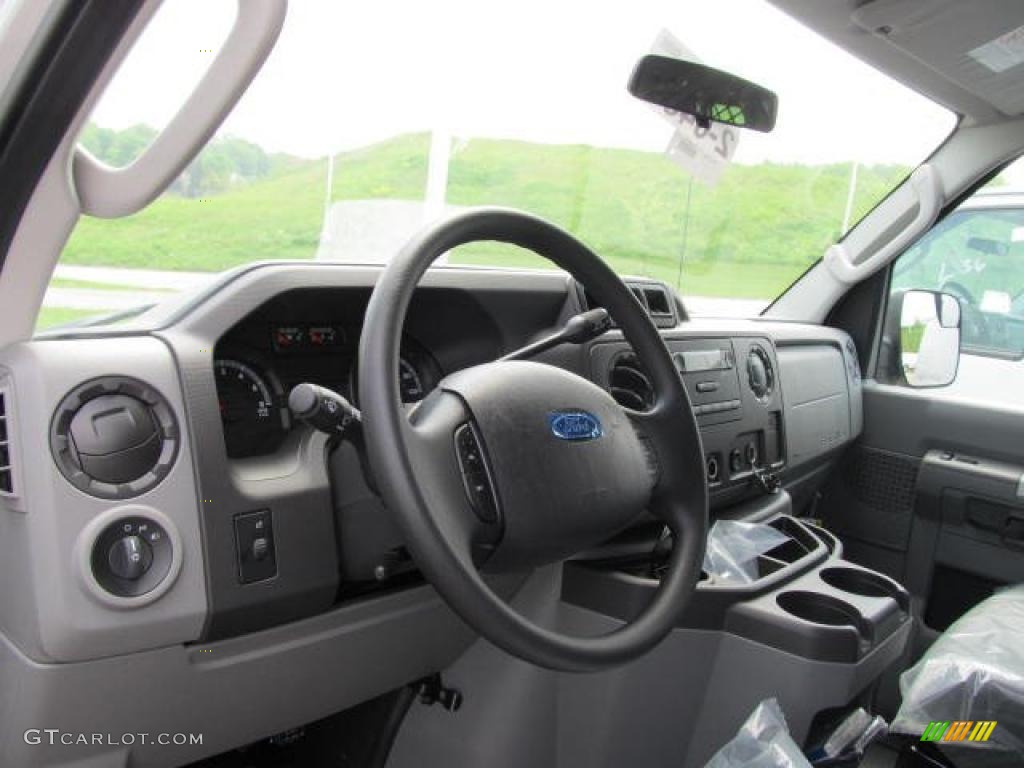 2011 Ford E Series Van E350 Commercial Medium Flint Dashboard Photo #49323174