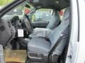 Steel Grey 2011 Ford F550 Super Duty XL Regular Cab 4x4 Dump Truck Interior Color
