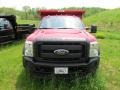 Vermillion Red - F550 Super Duty XL Super Cab 4x4 Dump Truck Photo No. 2
