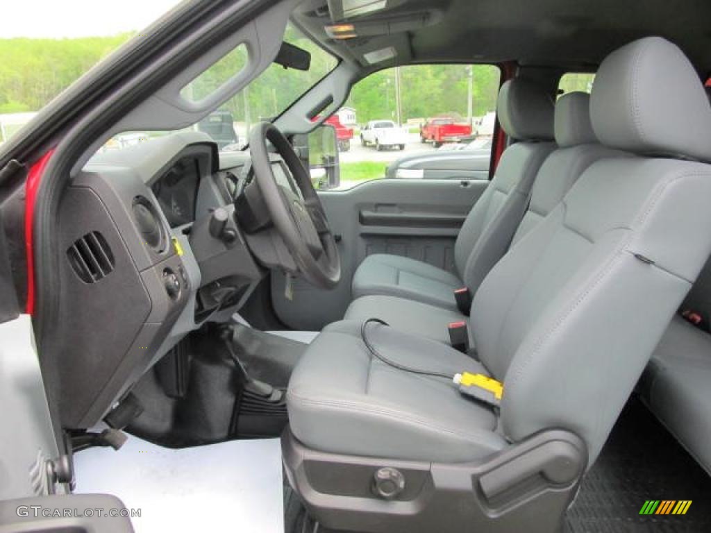 2011 Ford F550 Super Duty XL Super Cab 4x4 Dump Truck Interior Color Photos