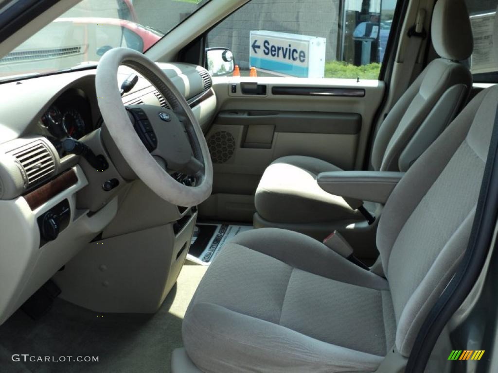 Pebble Beige Interior 2006 Ford Freestar SEL Photo #49323795