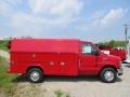  2011 E Series Cutaway E350 Commercial Utility Truck Vermillion Red